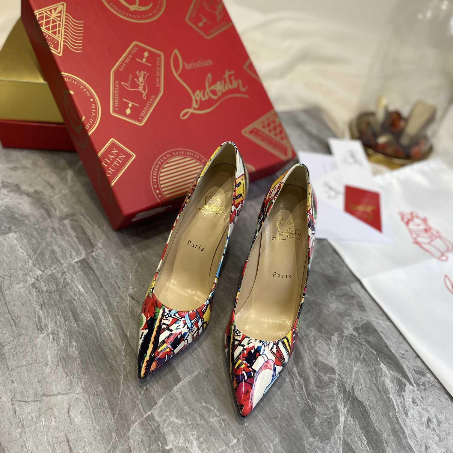 Christian Louboutin Pigalle Follies Print Pumps - DesignerGu