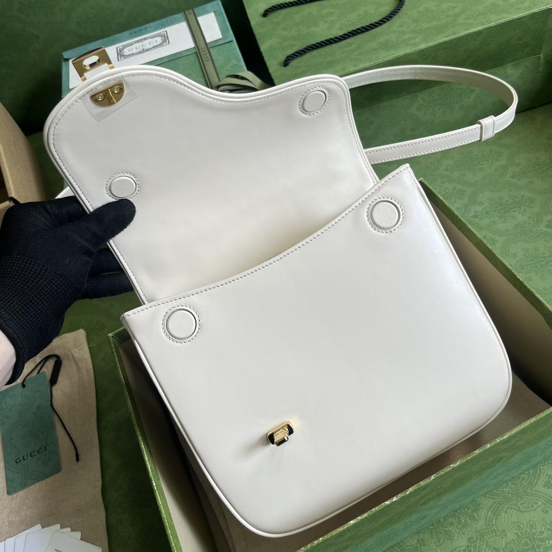 Gucci Equestrian Inspired Shoulder Bag(21-20-7cm)   - DesignerGu