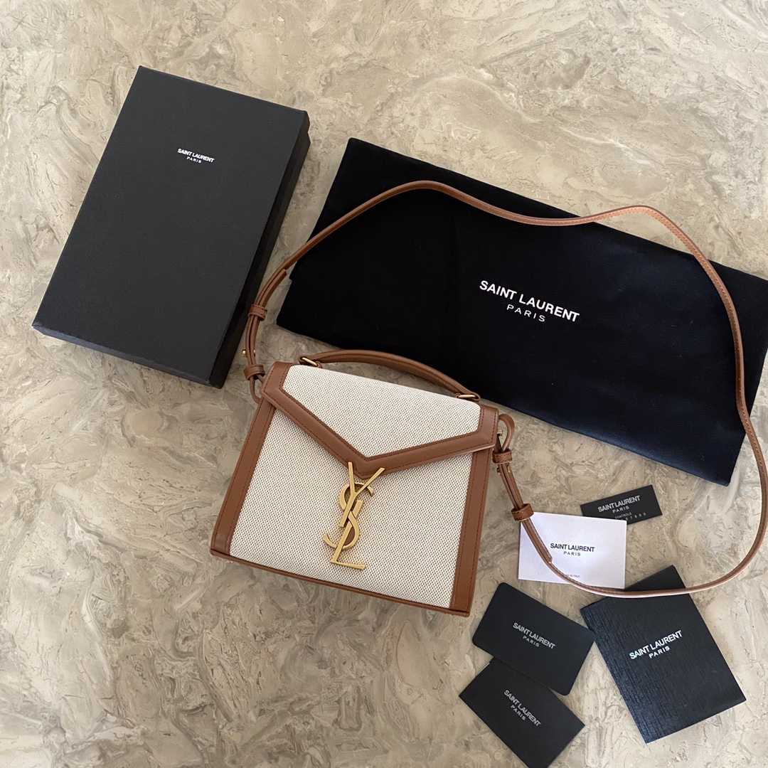 Saint Laurent Cassandra Mini Top Handle Bag  - DesignerGu