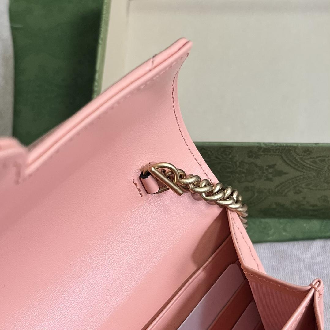 Gucci GG Marmont Matelassé Mini Bag(20-13-6cm)   - DesignerGu