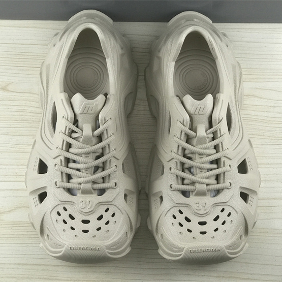 Balenciaga HD Lace-Up Sneaker In Nude - DesignerGu