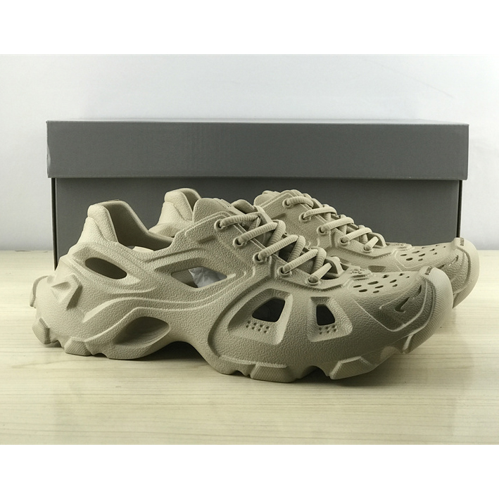 Balenciaga HD Lace-Up Sneaker In Nude - DesignerGu