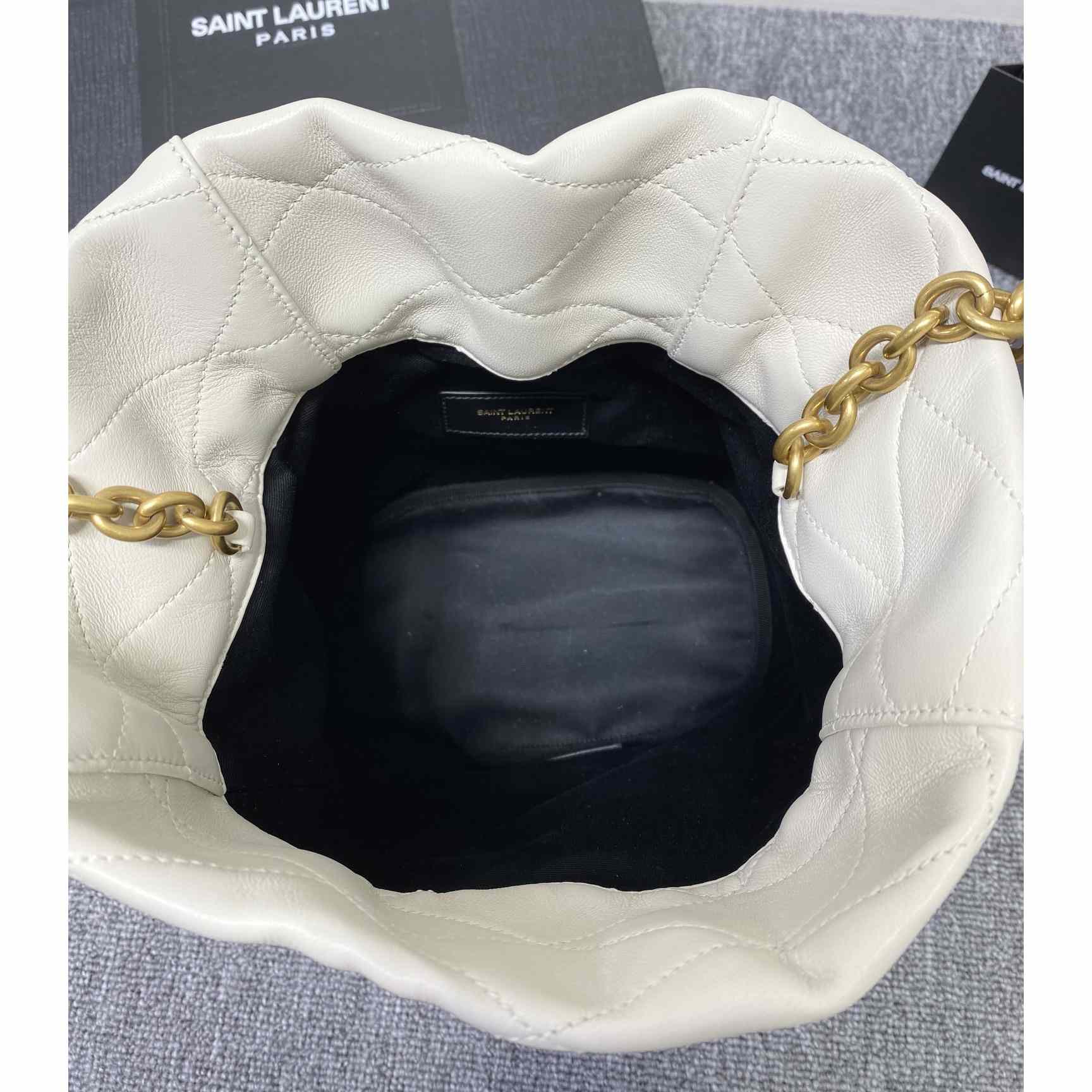 Saint Laurent Le Maillon Hook Bucket Bag(7.5x10.6x4.7cm) - DesignerGu