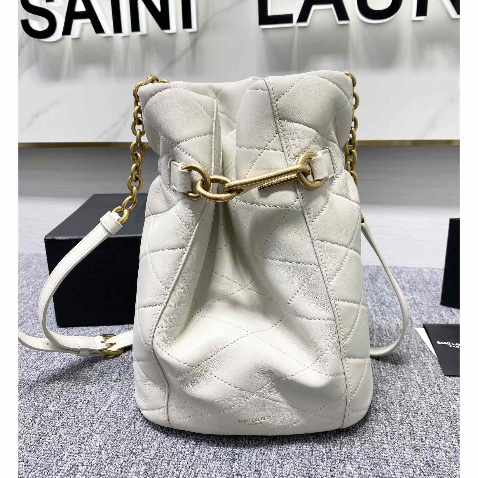 Saint Laurent Le Maillon Hook Bucket Bag(7.5x10.6x4.7cm) - DesignerGu