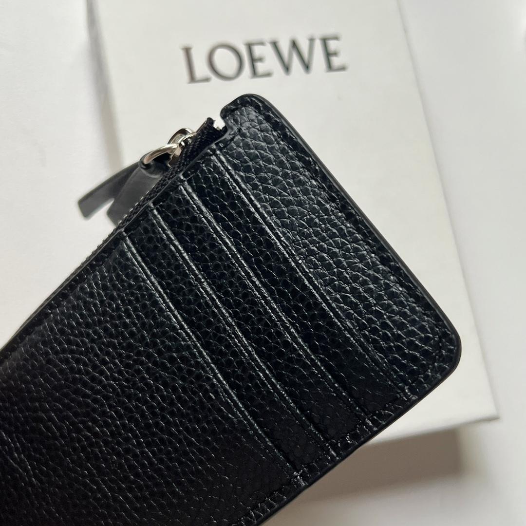 Loewe Coin Cardholder In Soft Grained Calfskin - DesignerGu