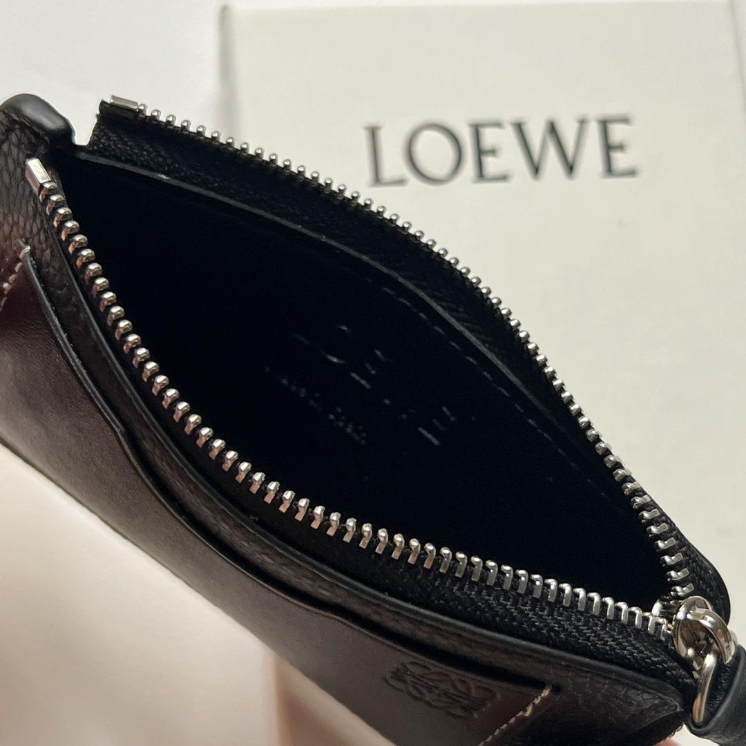 Loewe Coin Cardholder In Soft Grained Calfskin - DesignerGu