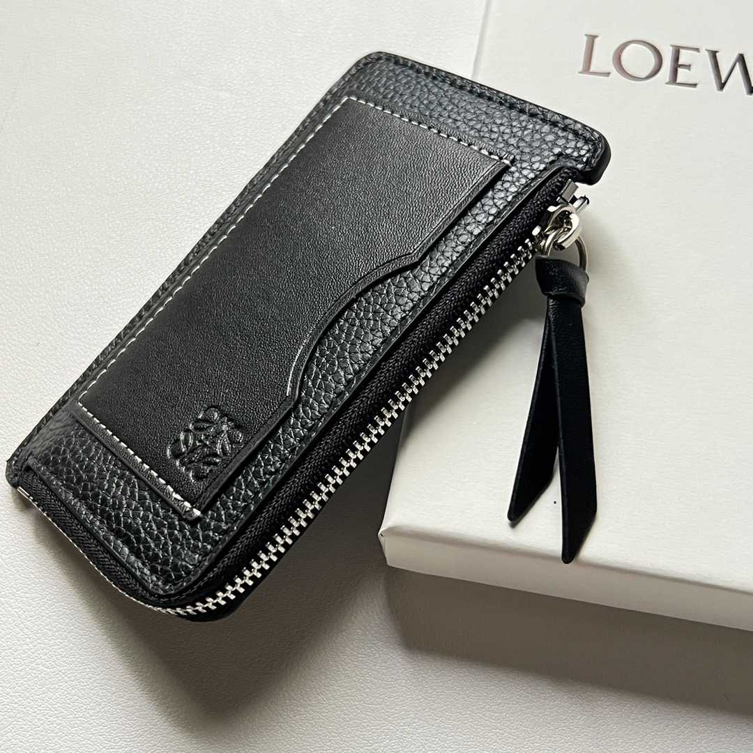 Loewe Coin Cardholder In Soft Grained Calfskin - DesignerGu