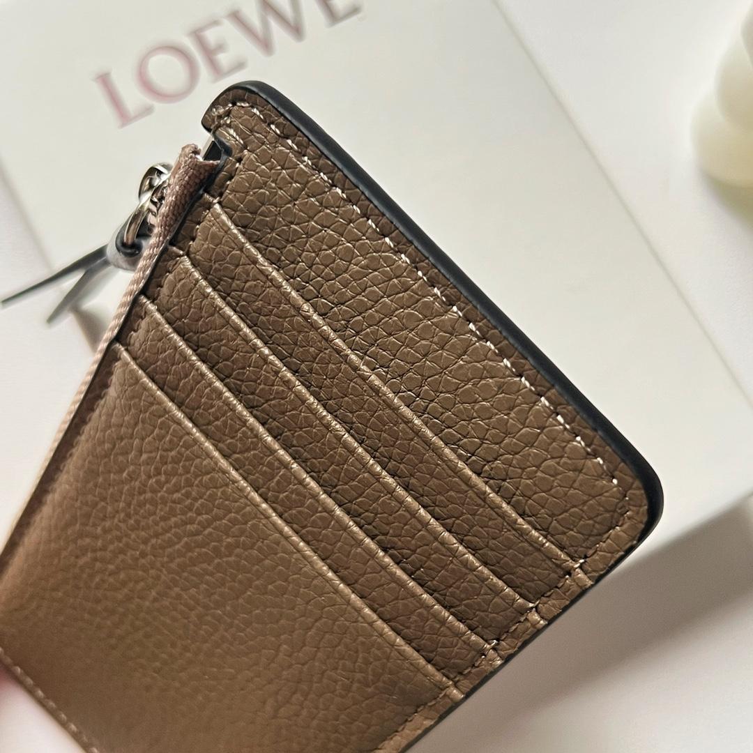 Loewe Coin Cardholder In Soft Grained Calfskin - DesignerGu