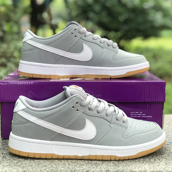 Nike SB Dunk Low “Grey Gum” Sneakers     DV5464-001 - DesignerGu