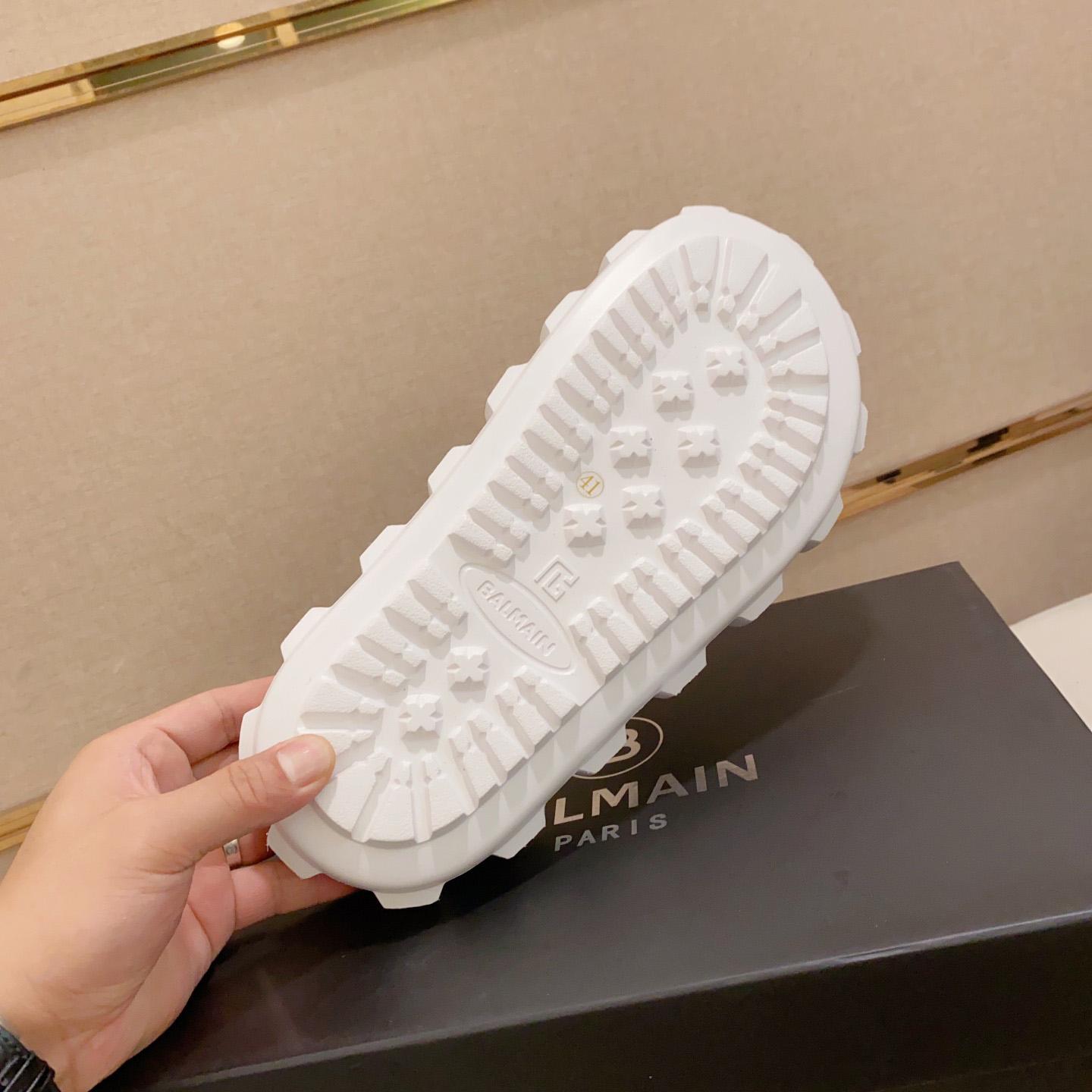 Balmain Embossed-logo Detail Slides - DesignerGu