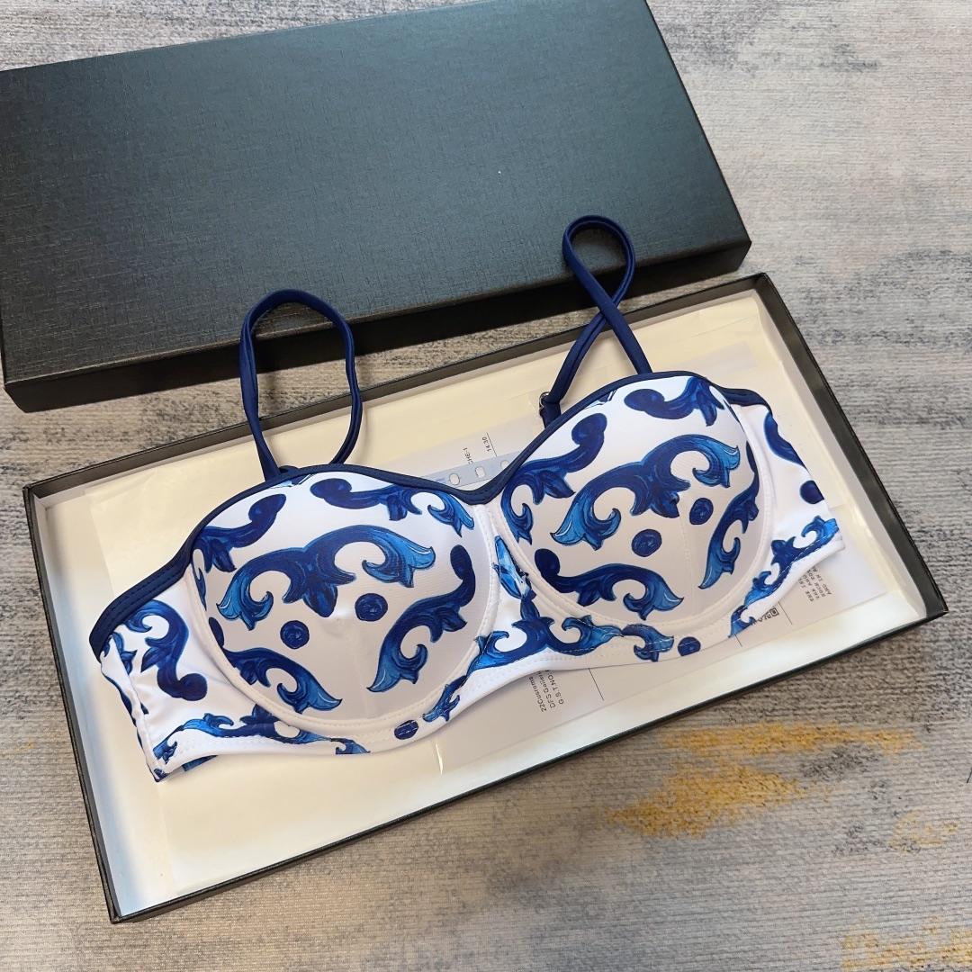 Dolce & Gabbana Majolica-print Balconette Bikini - DesignerGu