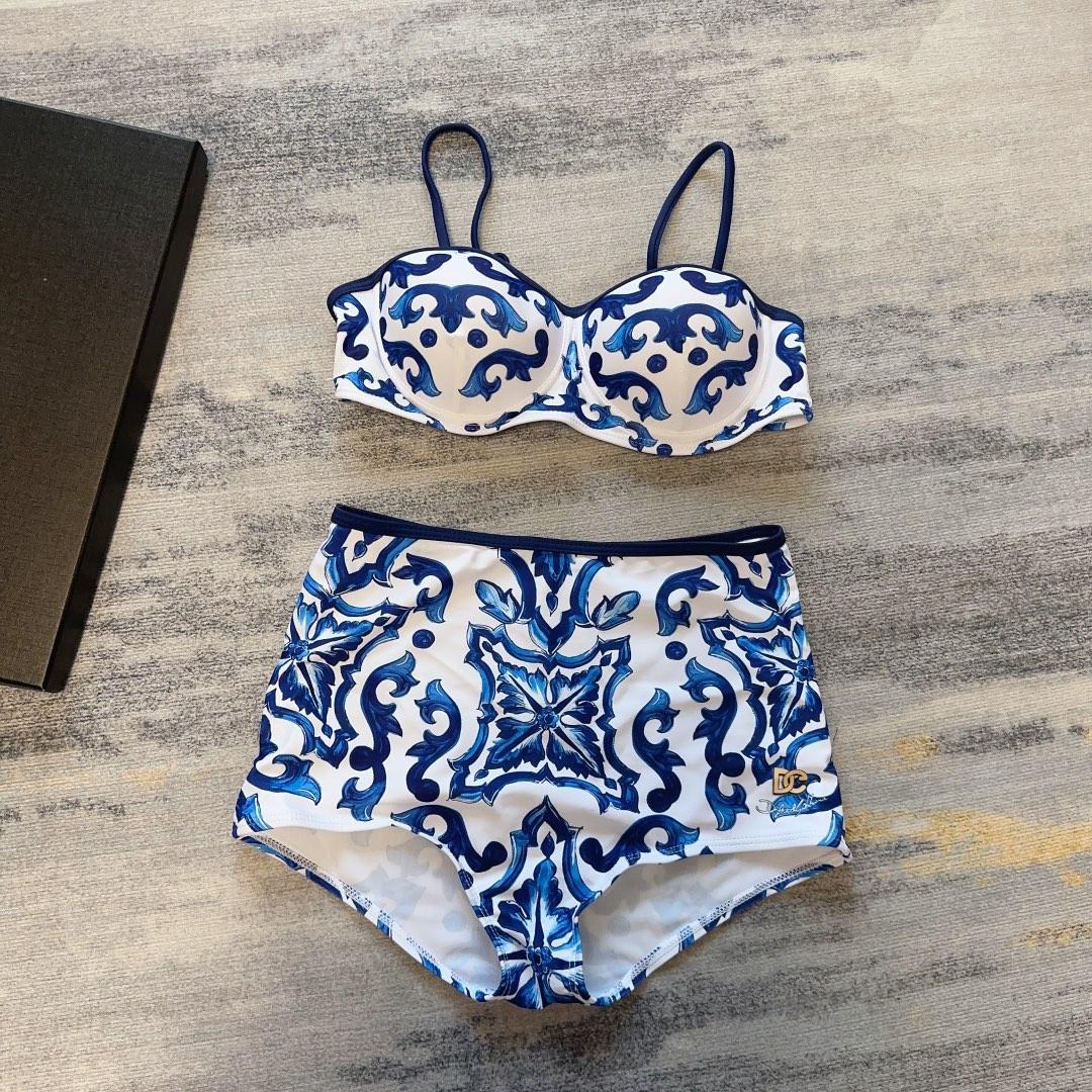 Dolce & Gabbana Majolica-print Balconette Bikini - DesignerGu