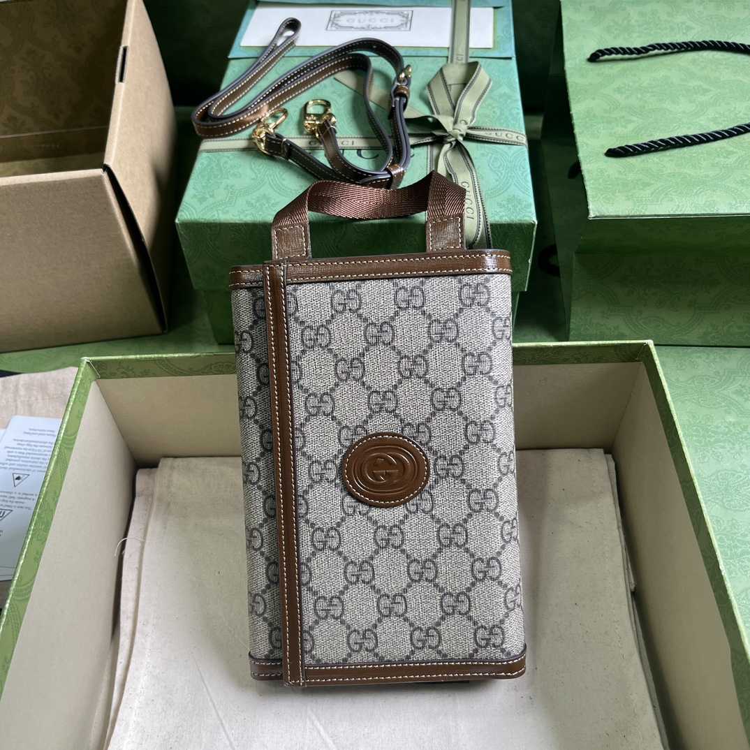 Gucci GG Top Handle Wallet(20-16-8.5cm) - DesignerGu