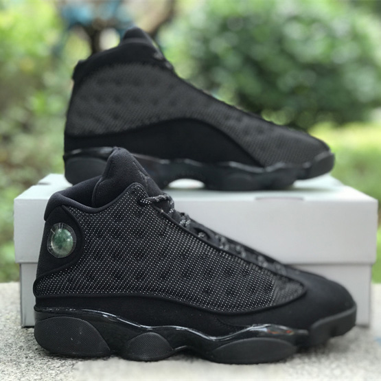 Air Jordan 13 “Black Cat” Sneakers     414571-011 - DesignerGu