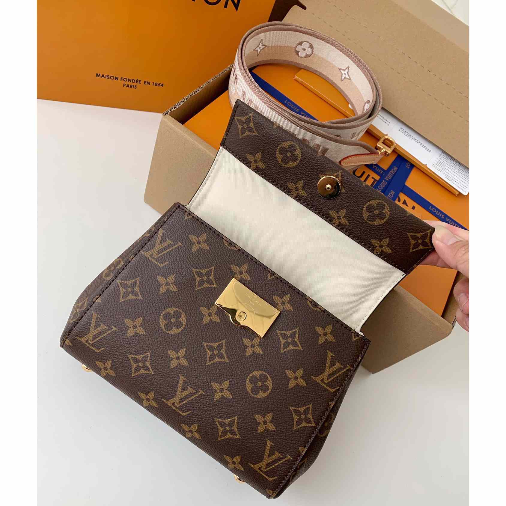 Louis Vuitton Cluny Mini Handbag  (20*16*7.5cm)    M46055 - DesignerGu