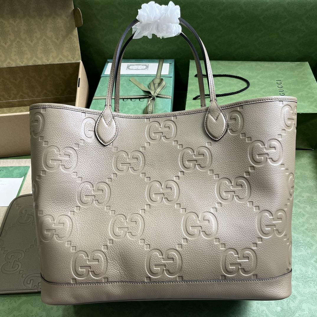 Gucci Jumbo GG Large Tote Bag(40-33-19CM) - DesignerGu