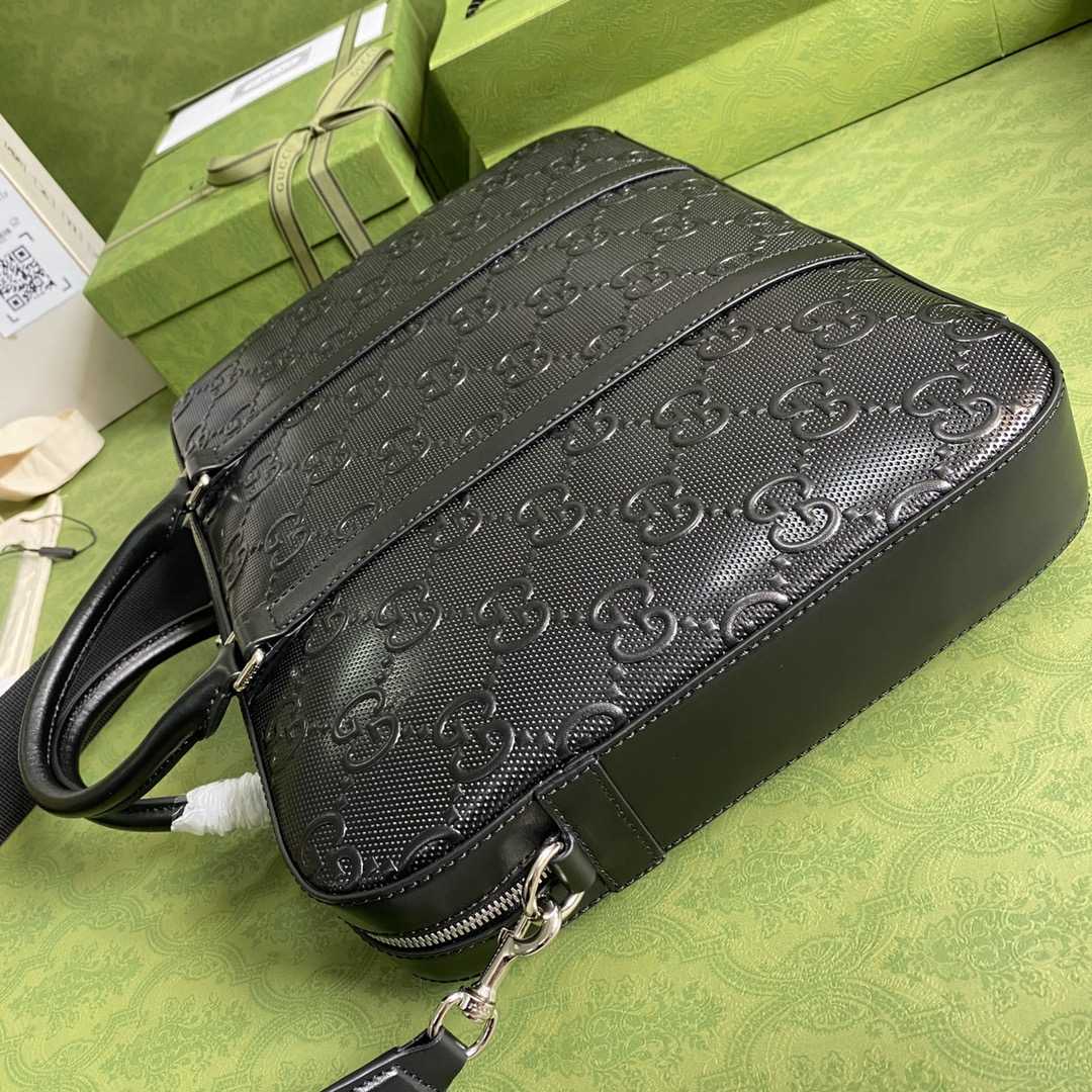 Gucci GG Embossed Briefcase(40-29-6cm) - DesignerGu