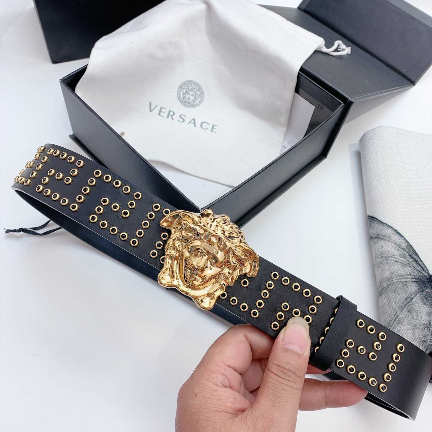 Versace Medusa Leathre Belt    40mm - DesignerGu