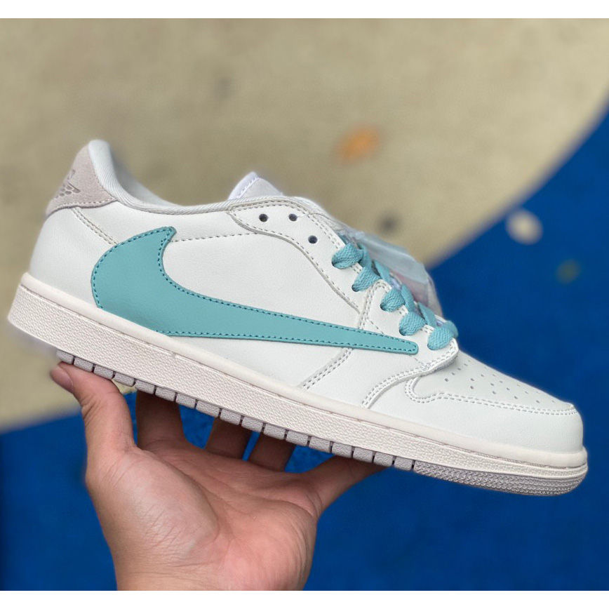 TIFFANY & CO. x Travis Scott x Air Jordan 1 Low “11837” Sneaker      DM7866-220 - DesignerGu