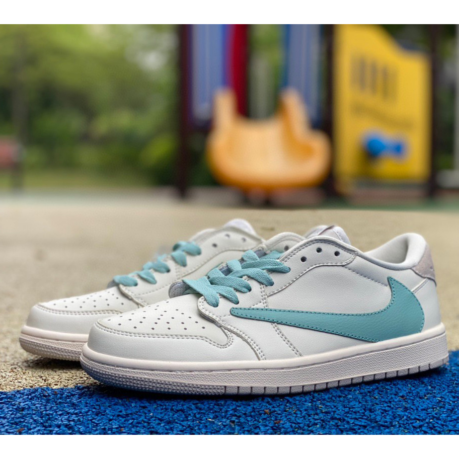 TIFFANY & CO. x Travis Scott x Air Jordan 1 Low “11837” Sneaker      DM7866-220 - DesignerGu