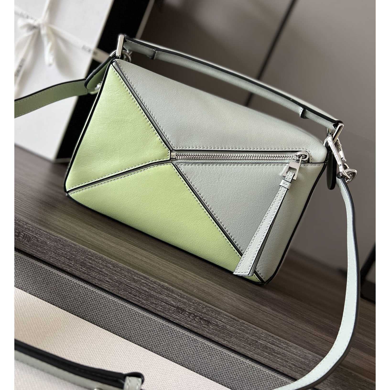 Loewe Small Puzzle Bag In Classic Calfskin - DesignerGu