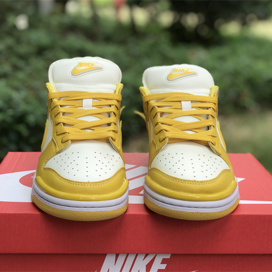 Nike Dunk Low Twist “Vivid Sulfur” Sneakers        DZ2794-100 - DesignerGu