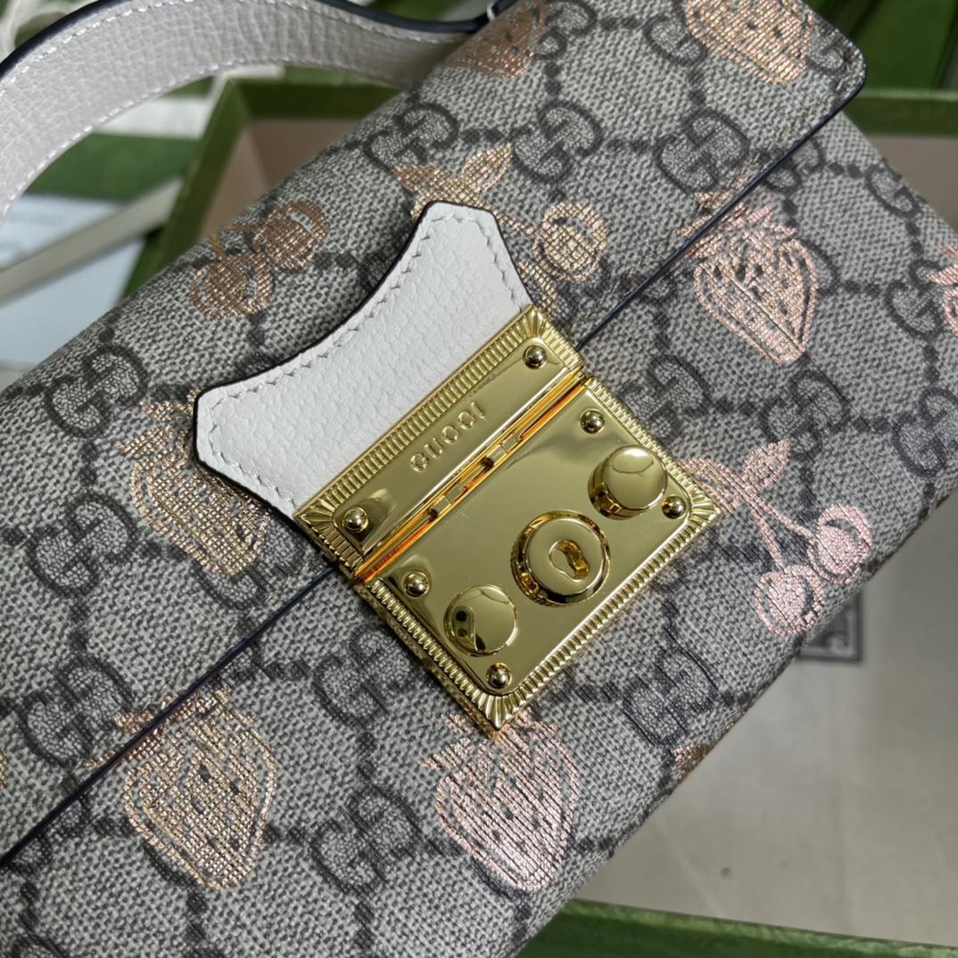 Gucci Padlock Gucci Animal Print Mini Bag(18-10-5cm) - DesignerGu