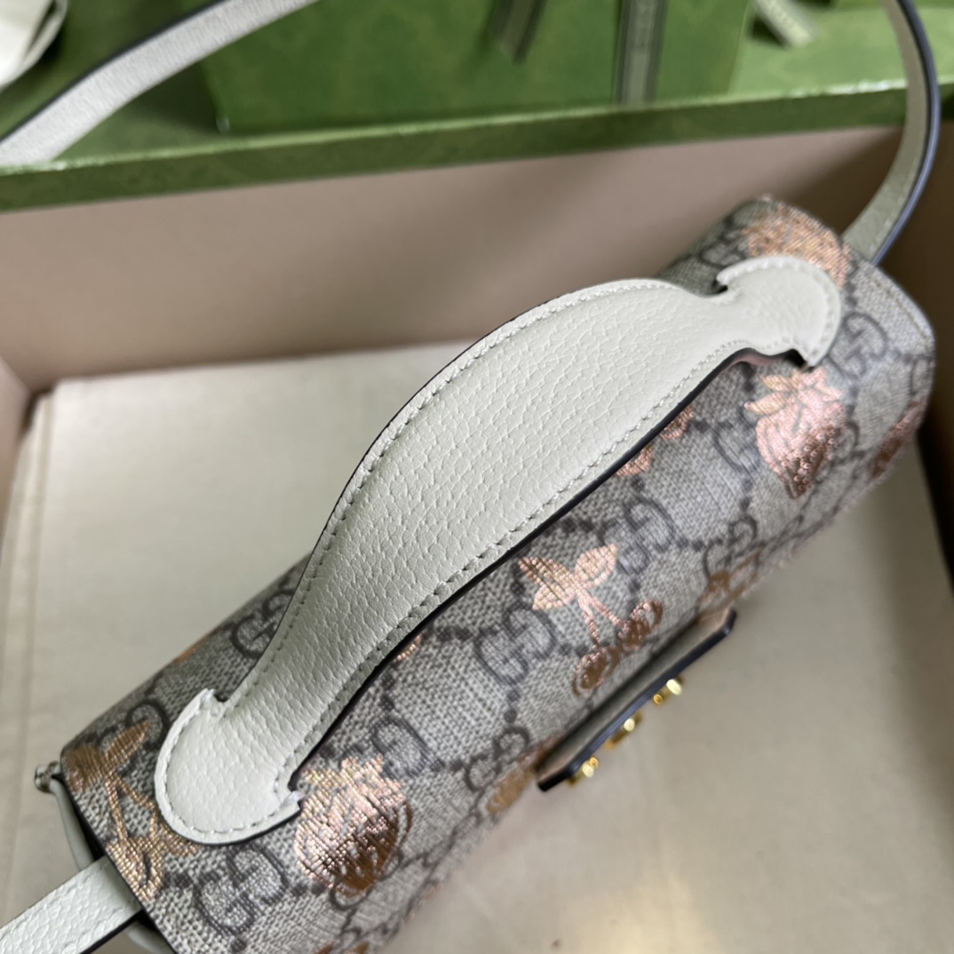 Gucci Padlock Gucci Animal Print Mini Bag(18-10-5cm) - DesignerGu