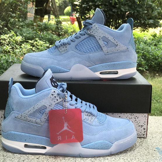 Air Jordan 4 Retro UNC PE Sneaker     AJ4-HO12MNJDLS247 - DesignerGu