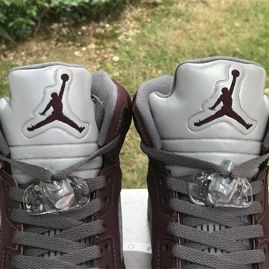 Air Jordan 5 “Burgundy” Sneakers      DZ4131-600 - DesignerGu