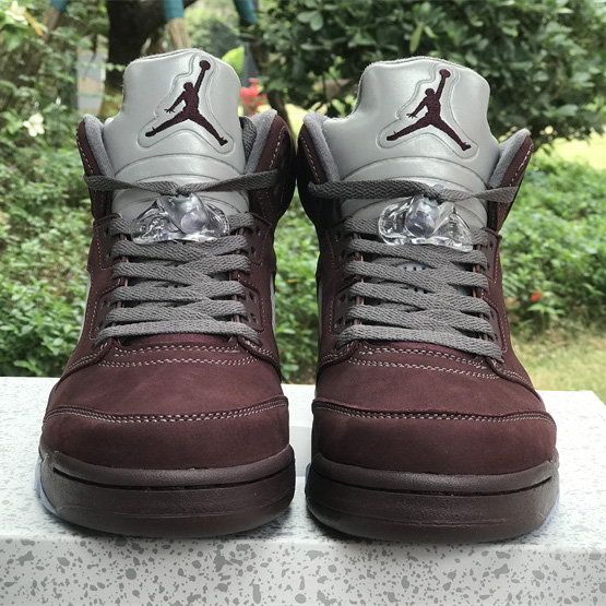 Air Jordan 5 “Burgundy” Sneakers      DZ4131-600 - DesignerGu