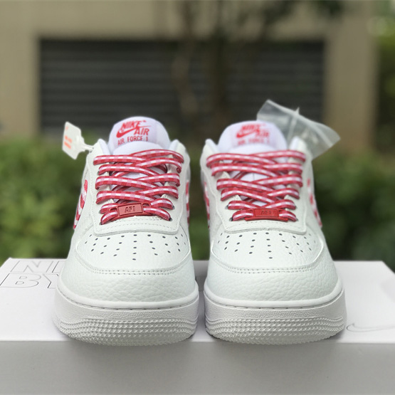 Nike Air Force 1 Low 'Red Gingham' Sneaker       DZ2784-101 - DesignerGu