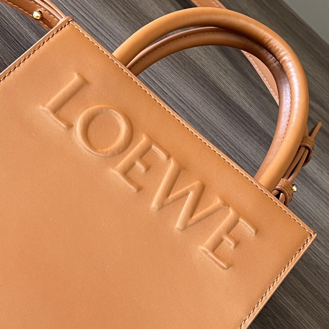 Loewe Standard A5 Tote In Sleek Calfskin - DesignerGu