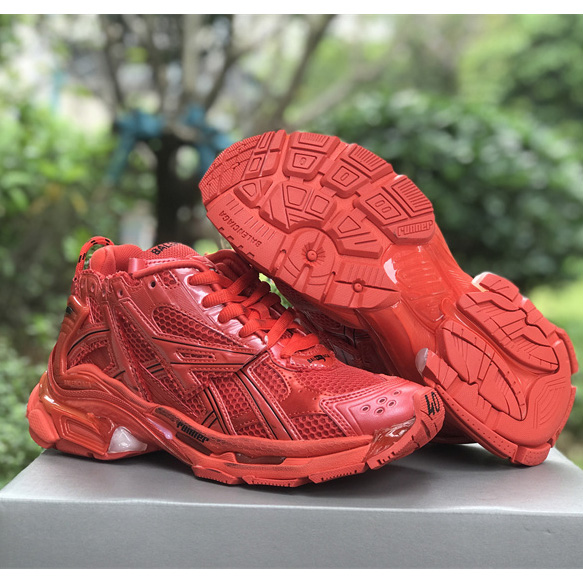 Balenciaga Runner Sneaker In Red - DesignerGu