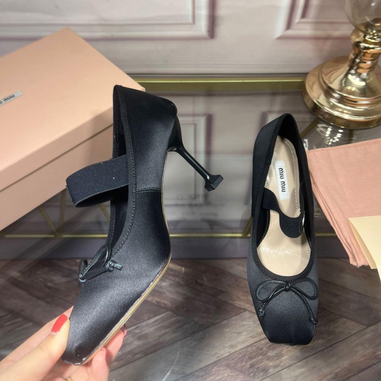 Miu Miu Satin Pumps - DesignerGu