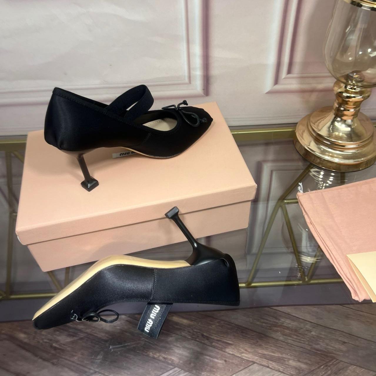 Miu Miu Satin Pumps - DesignerGu