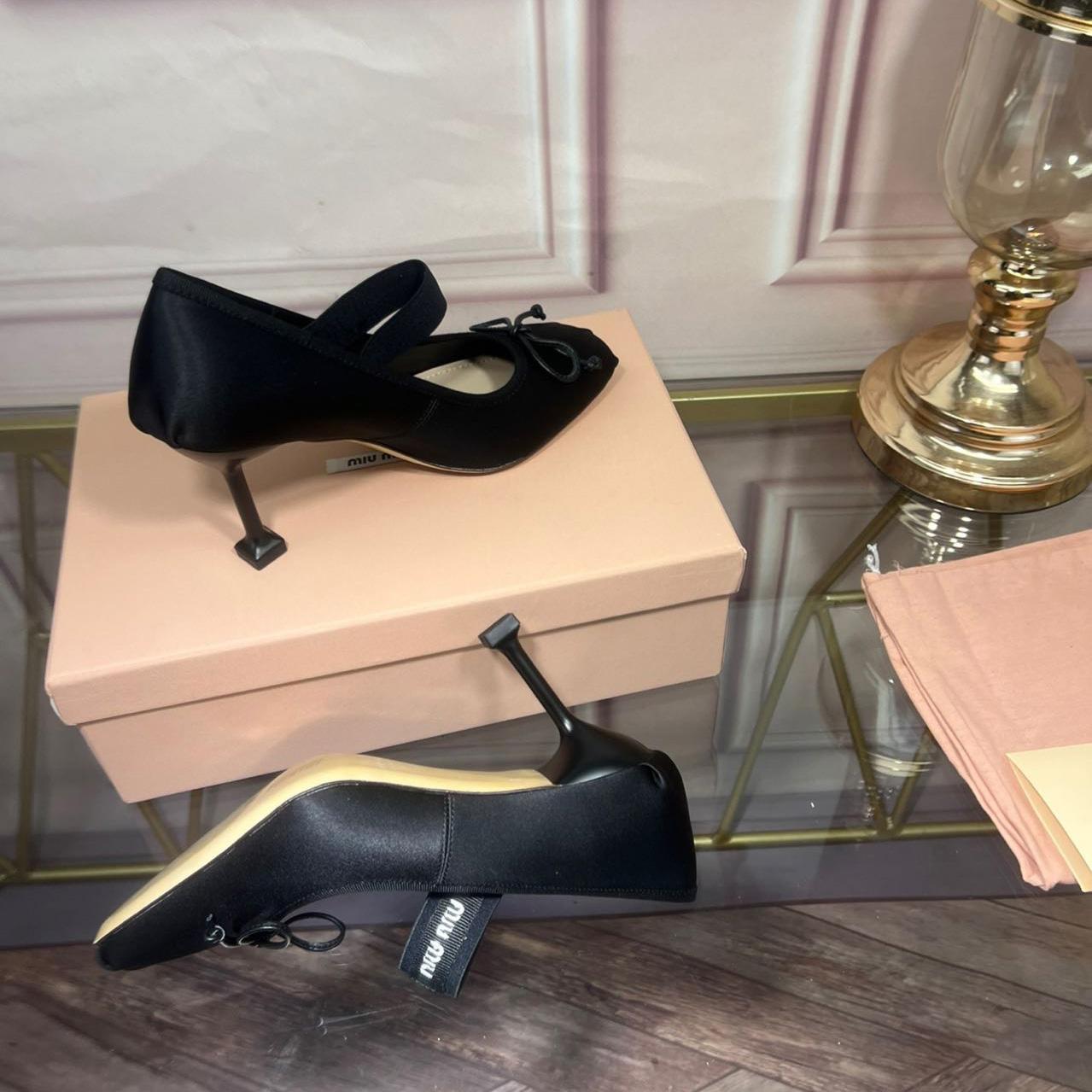 Miu Miu Satin Pumps - DesignerGu