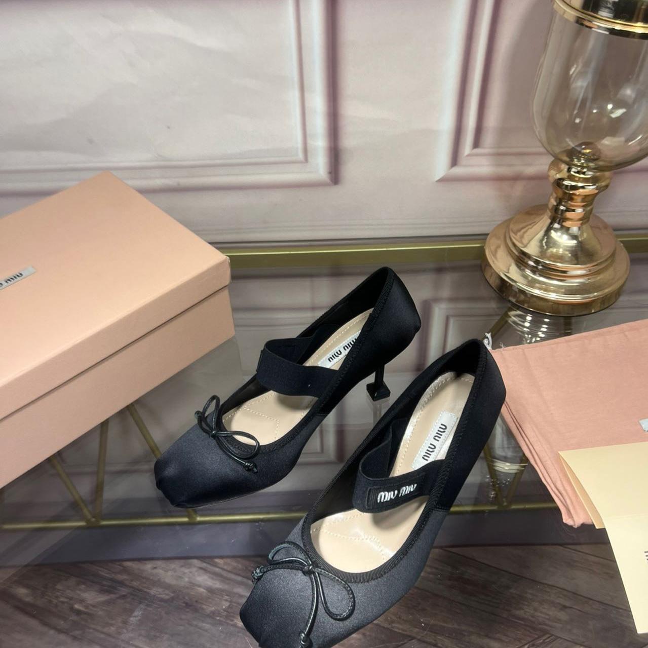 Miu Miu Satin Pumps - DesignerGu