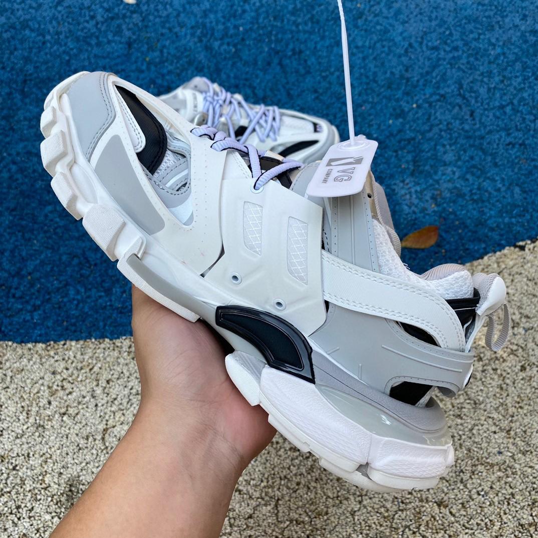 Balenciaga Track Sneaker LED In White - DesignerGu