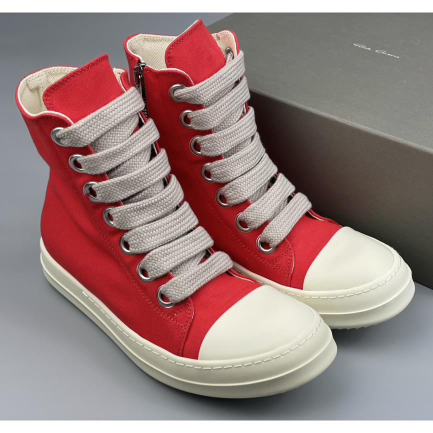 Rick Owens High-Top Sneakers - DesignerGu