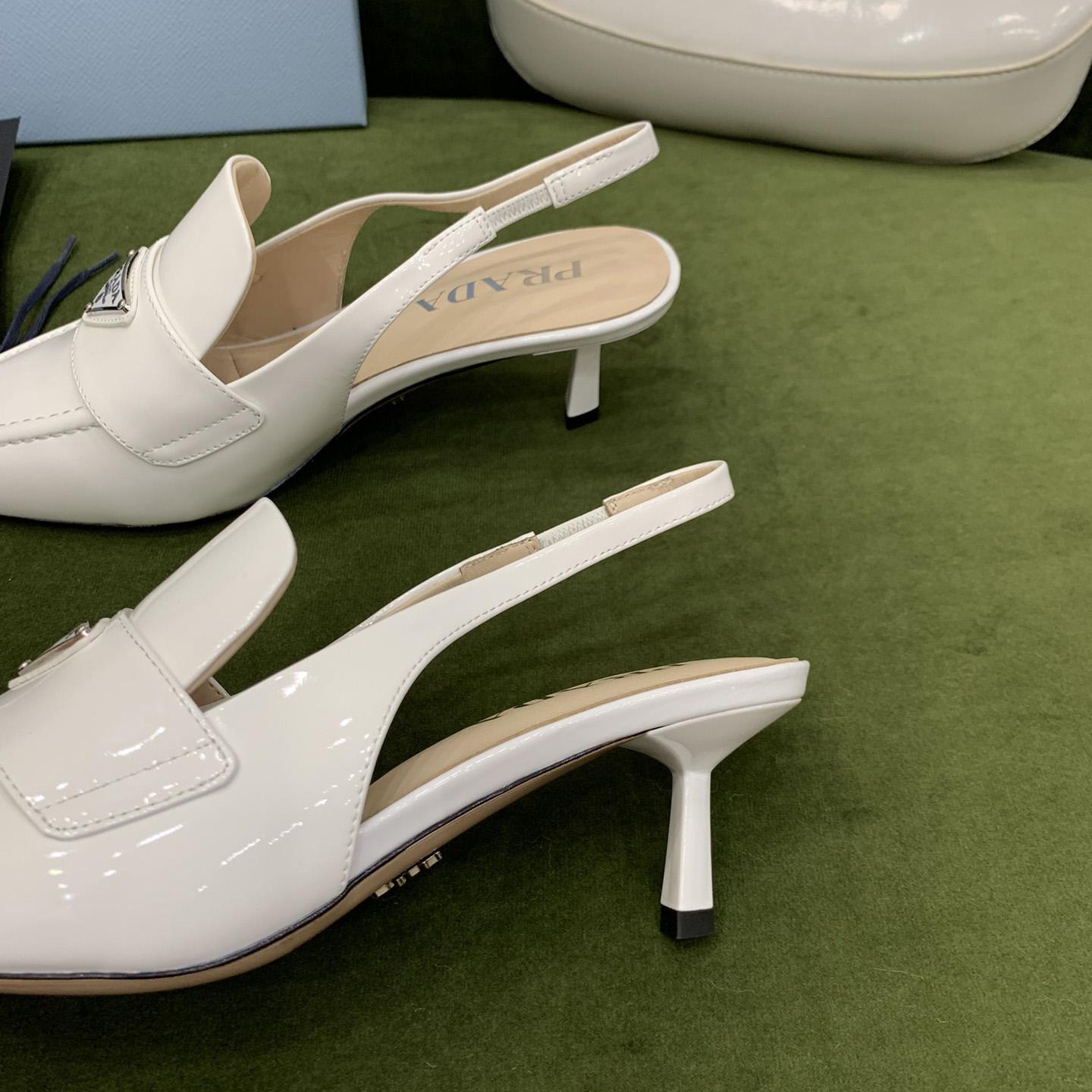 Prada Patent Leather Slingbacks - DesignerGu