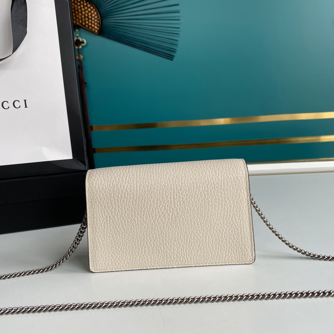 Gucci Dionysus Super Mini Leather Bag(16.5-10-4.5cm)    - DesignerGu