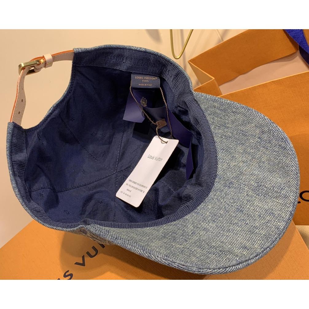 Louis Vuitton Monogram Washed Denim Cap - DesignerGu