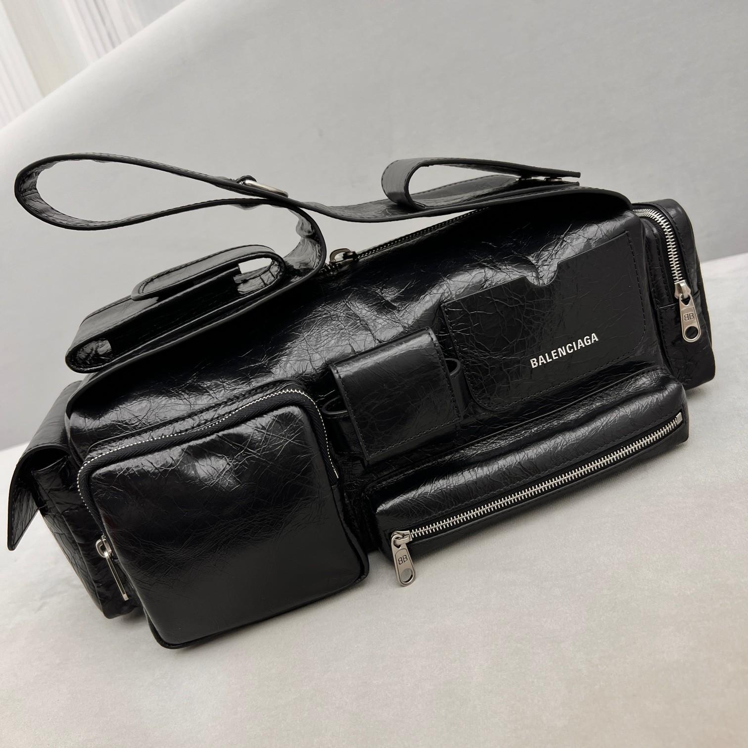 Balenciaga Superbusy Small Sling Pocket Bag (30x14x12cm) - DesignerGu