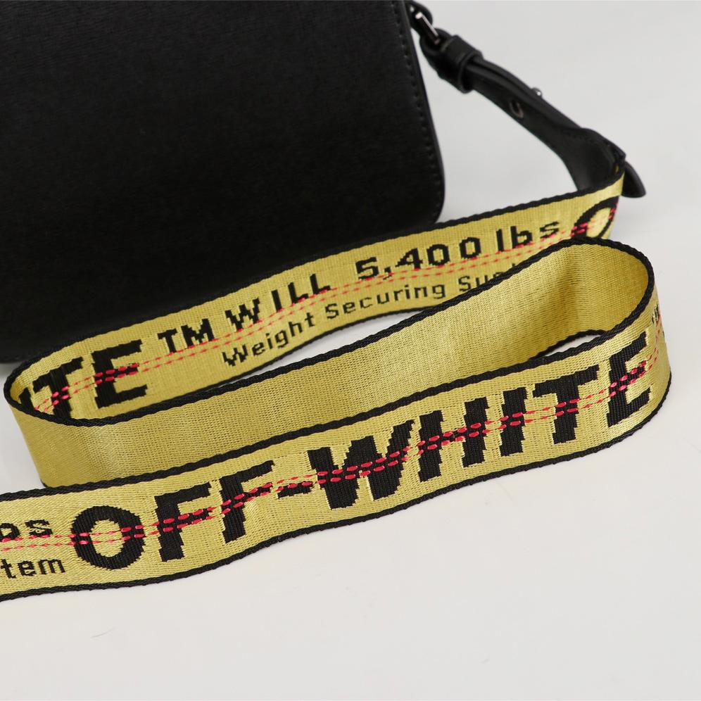 Off white Leather Cross Body Bag (18-16-9cm) - DesignerGu