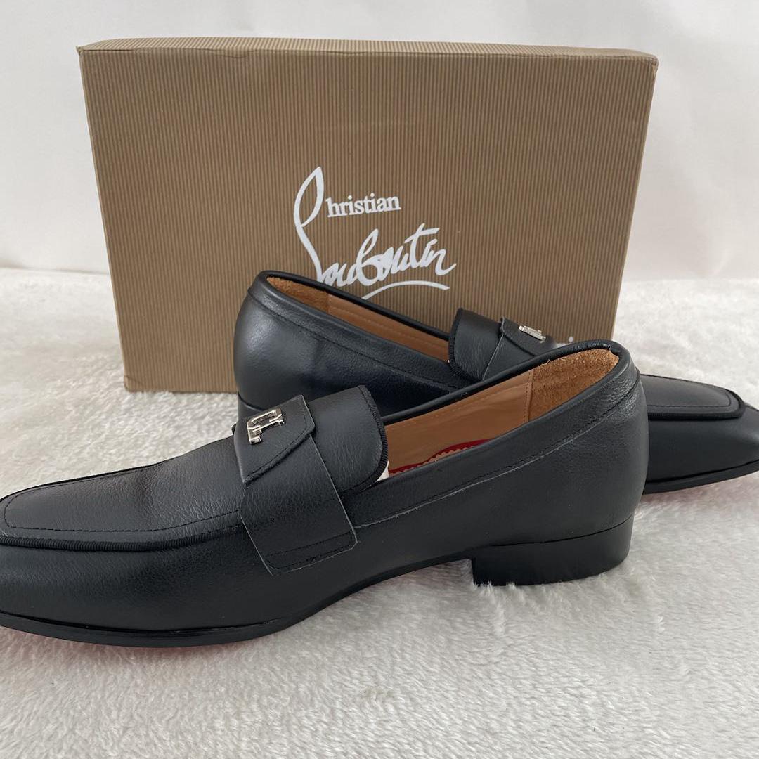 Christian Louboutin Varsimoc Loafers - Calf leather - Black - DesignerGu