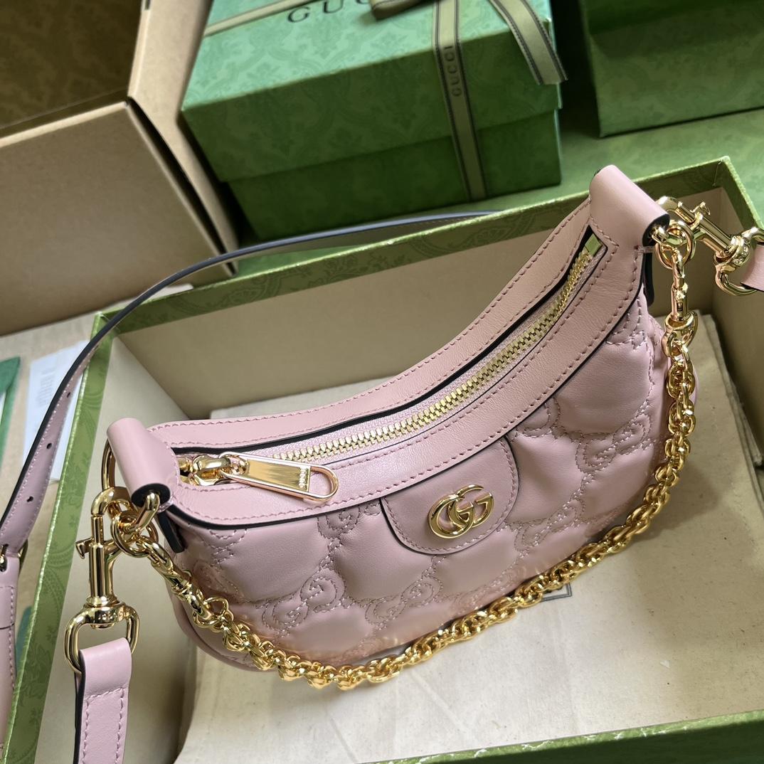 Gucci GG Matelasse Mini Bag(21x 14x 6cm) - DesignerGu