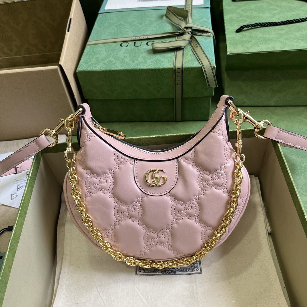 Gucci GG Matelasse Mini Bag(21x 14x 6cm) - DesignerGu