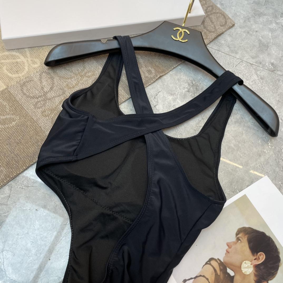 Celine Triomphe Swimsuit In Matte Jersey - DesignerGu