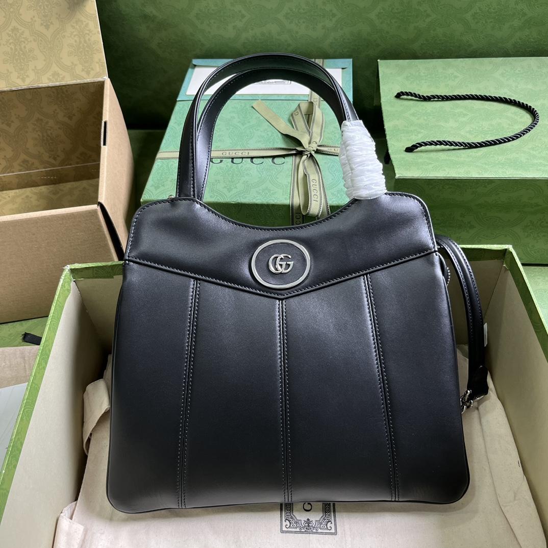 Gucci Petite GG Small Tote Bag (28-21-6.5cm) - DesignerGu